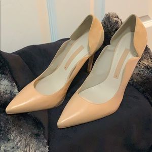 Zara woman heels - nude suede back
